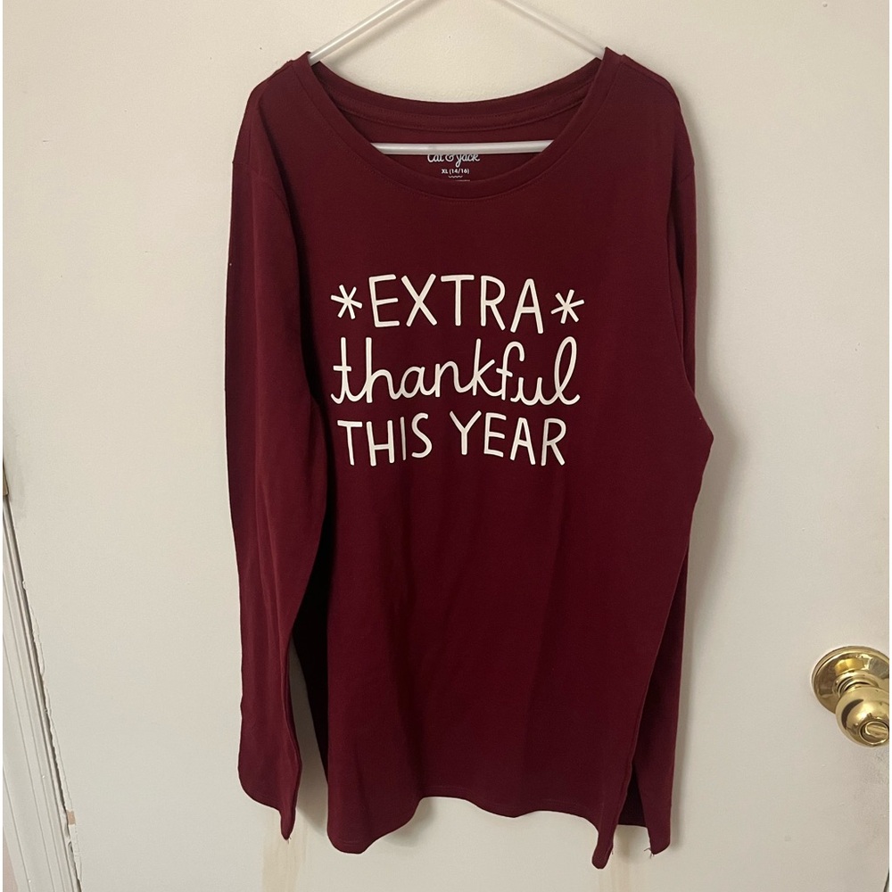 Cat and Jack girls holiday shirt